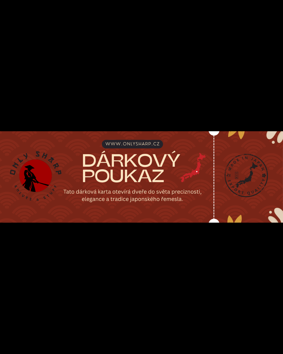 Voucher/Dárková karta - umění japonské preciznosti