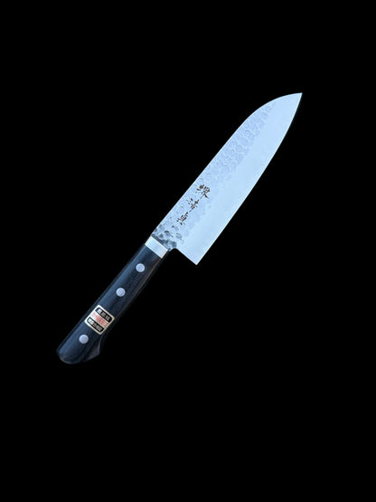 Sakai Hon-Warikomi Santoku 165mm Nerezová ocel Tsuchime
