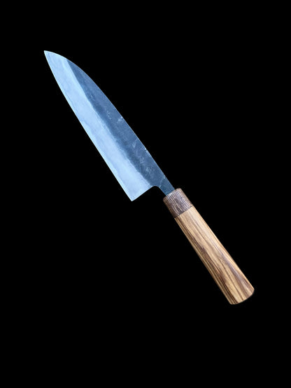 Gekko Gyuto 210mm Carbon Steel Aogami no. 2 Kurouchi