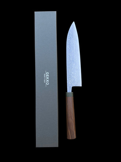 Gekko Gyuto 210mm Hon-warikomi Aogami no. 2 Laminated steel