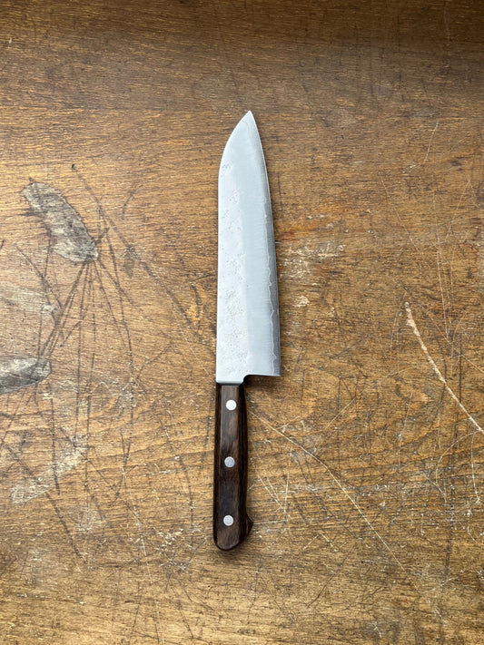 Hokiyama Santoku Gin-san 180mm Nashiji