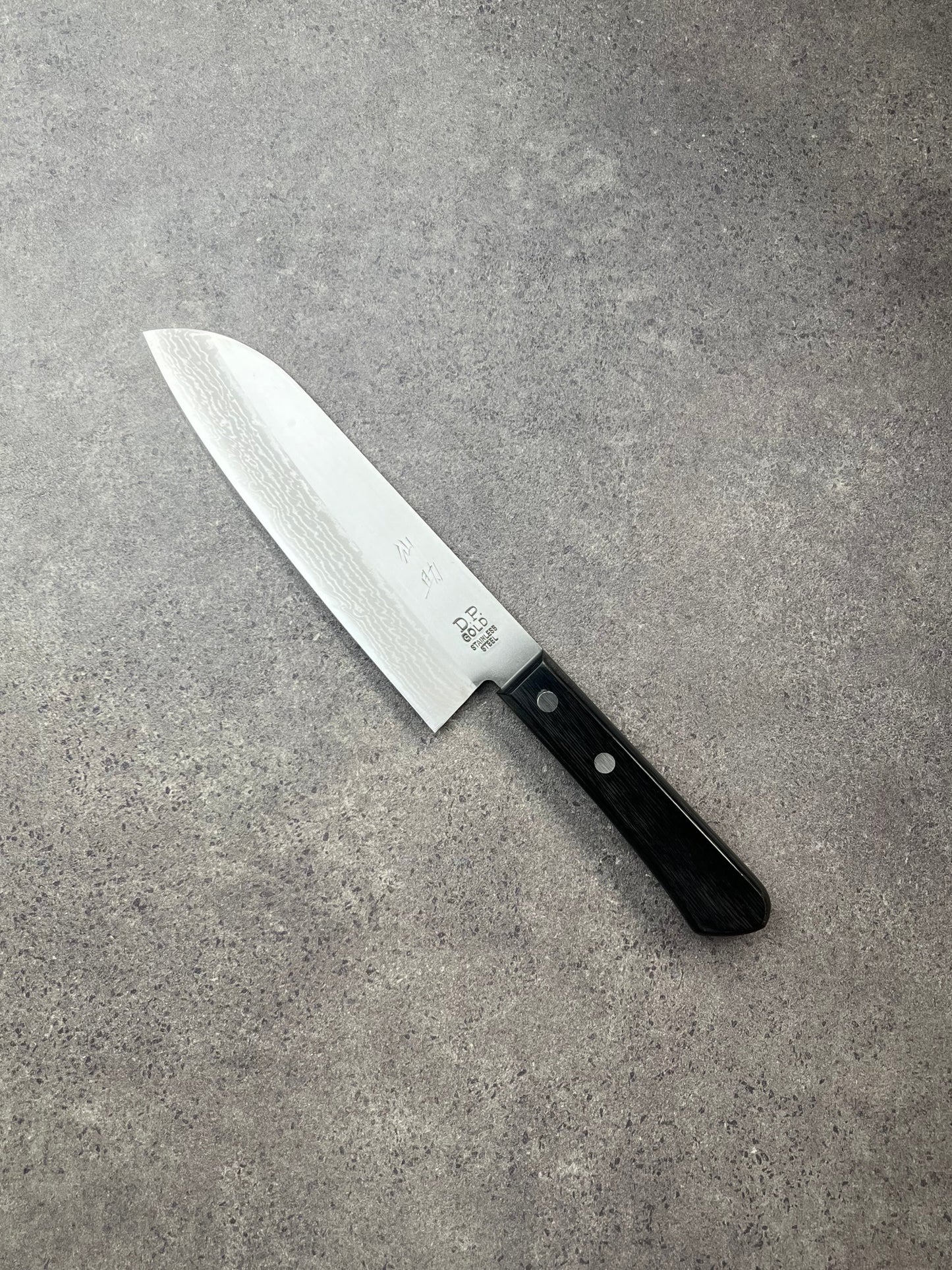 Santoku 170mm DP Gold Damascus