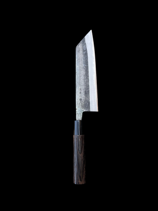 Gekko Kurouchi Kiritsuke 180mm Aogami No. 2