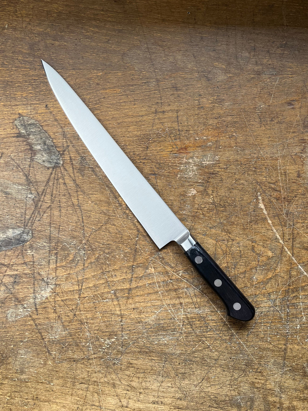 Misono Sujihiki 240mm Nerezová ocel 521MV