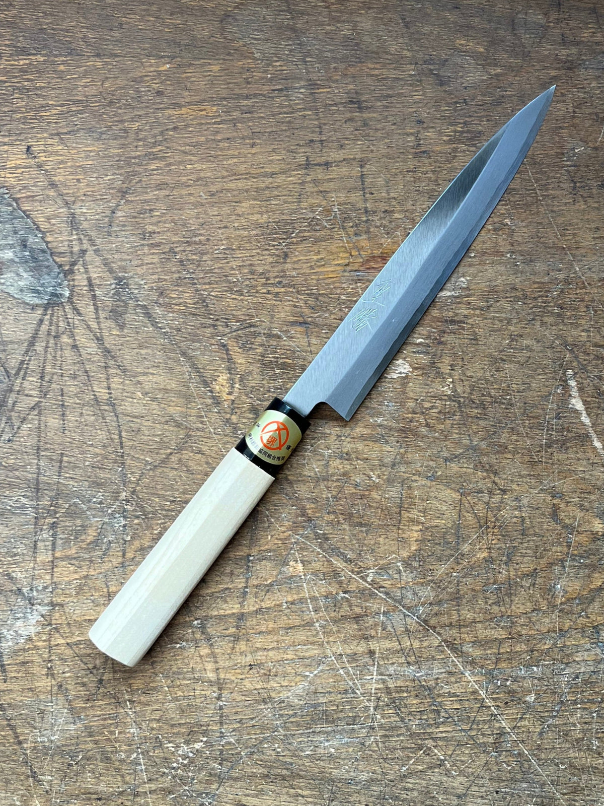 Sakai Shigekatsu Yanagiba 180 mm SK White Steel (carbon steel)