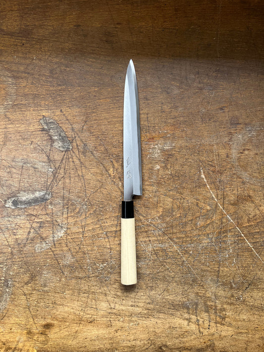 Sakai Shigekatsu Yanagiba 240 mm SK White Steel (uhlíková ocel)