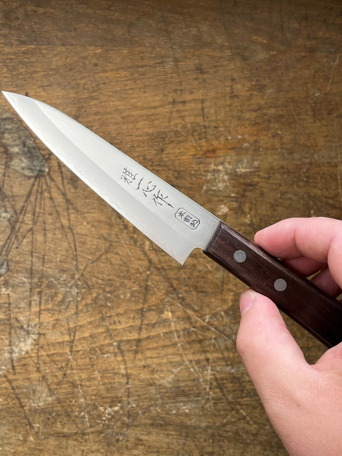 Seki Kanetsugu Miyabi Isshin Petty 120mm AUS-8 Hon-warikomi