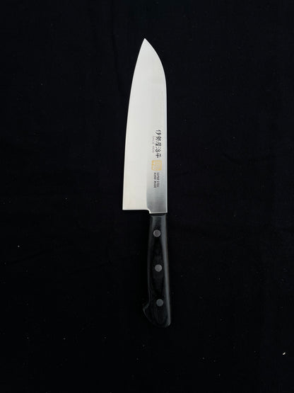 Iseya Jihei Santoku 180 mm 8A Molybden-chrom nerezová ocel