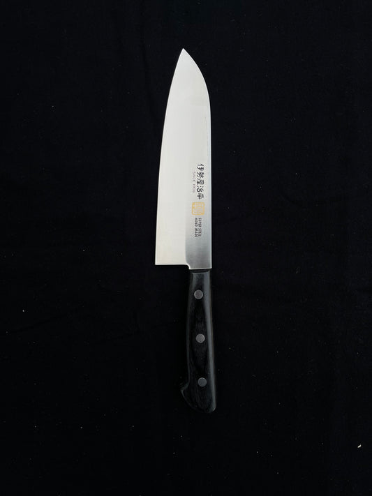 Iseya Jihei Santoku 180 mm 8A Molybden-chrom nerezová ocel
