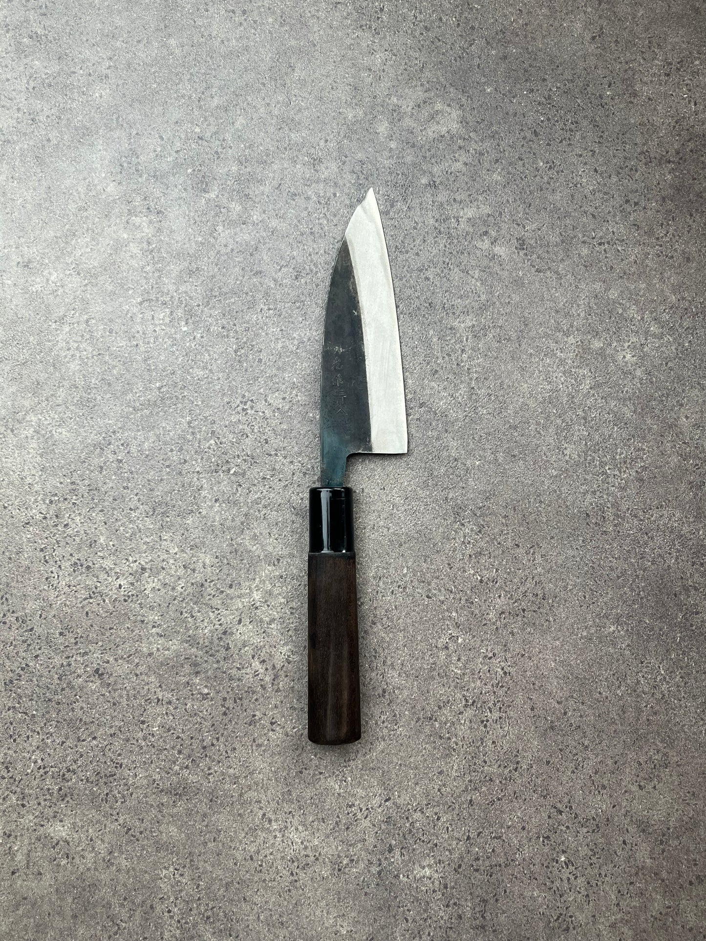 Gekko Ko-Santoku 120mm Aogami no. 2 Kurouchi