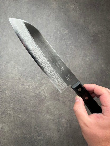 Santoku 170mm DP Gold Damascus