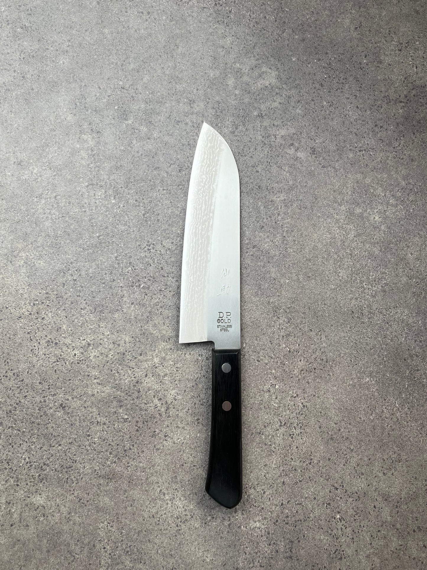 Santoku 170mm DP Gold Damascus
