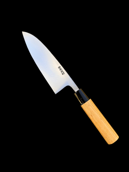 Deba 150 mm Shirogami No. 2 Black Hammered