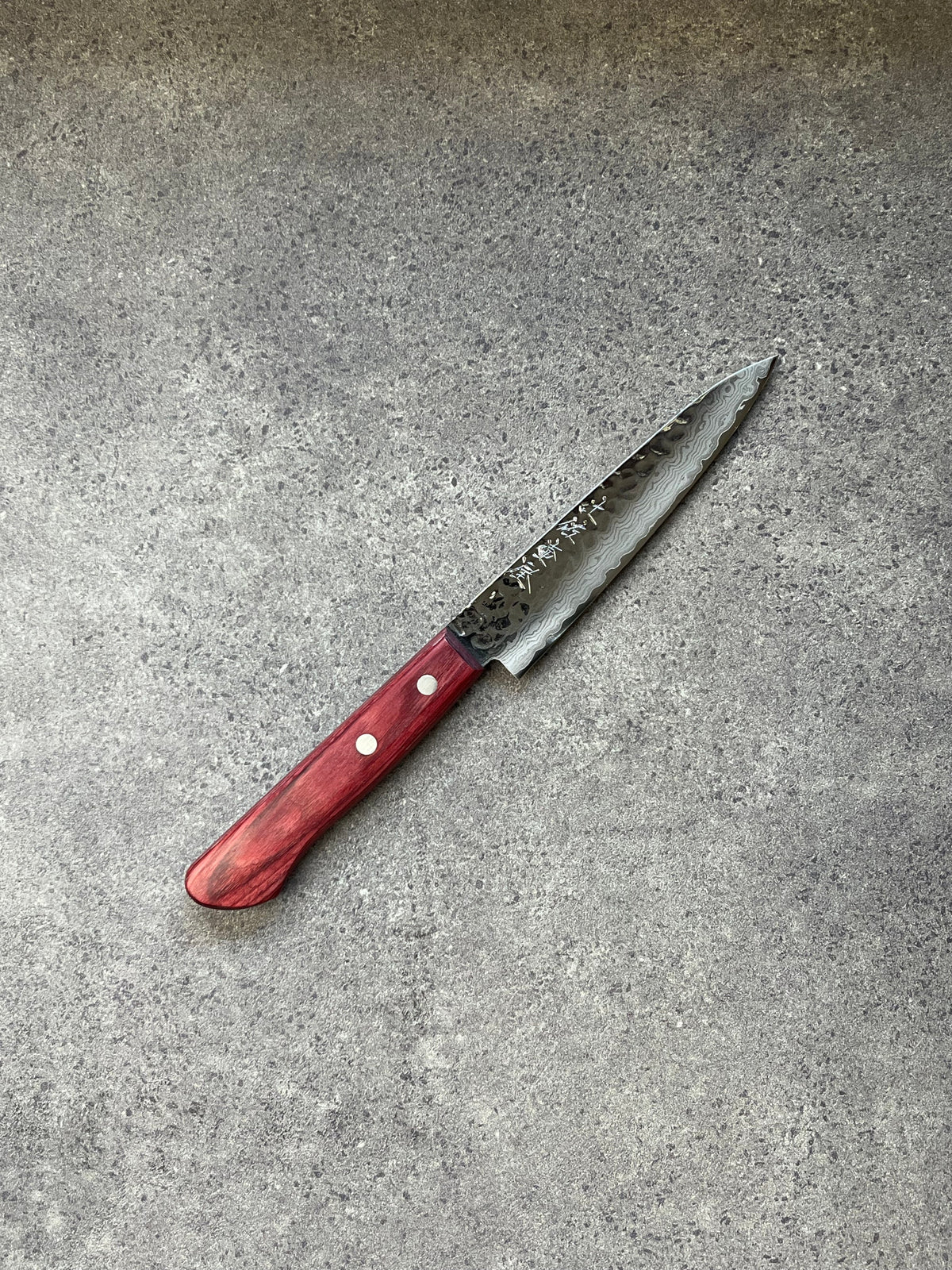 Tosa Tsuboya Petty 120mm Damascus