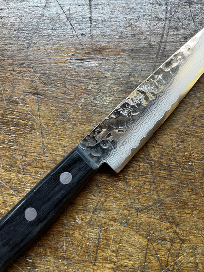 Tosa Uchi Hamono Petty 120mm Damascus Tsuchime