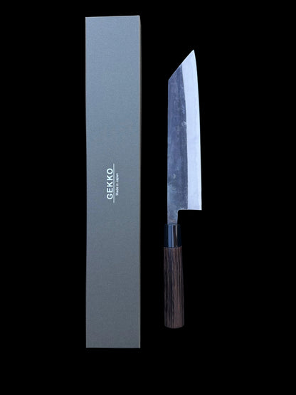 Gekko Kiritsuke 210mm Carbon Steel Aogami no. 2 Kurouchi