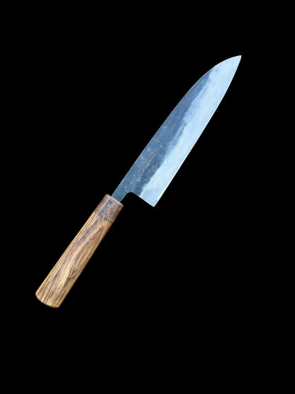 Gekko Gyuto 210mm Carbon Steel Aogami no. 2 Kurouchi