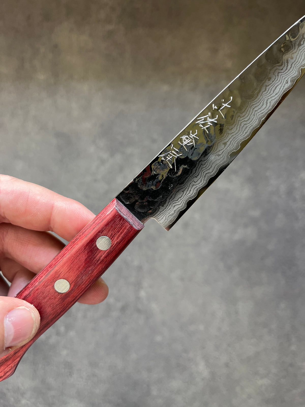 Tosa Tsuboya Petty 120mm Damascus