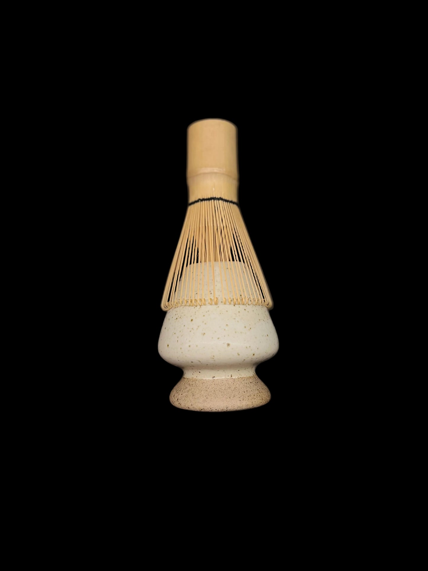 Matcha metlička z bambusu CHASEN s keramickým stojanem