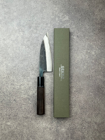 Gekko Ko-Santoku 120mm Aogami no. 2 Kurouchi