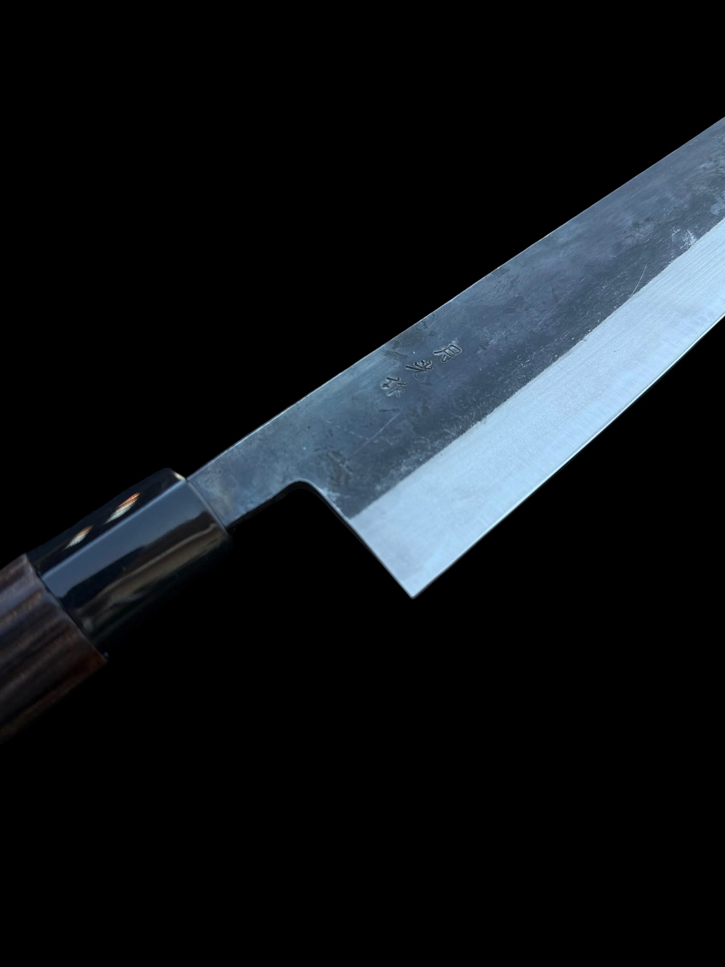 Gekko Kiritsuke 210mm Carbon Steel Aogami no. 2 Kurouchi