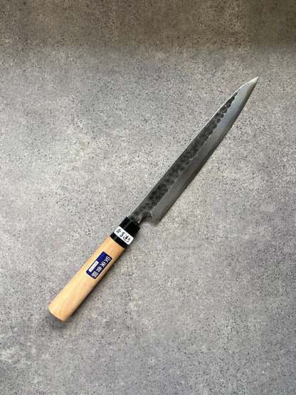 Yanagiba 210mm Aogami No. 2 Tsuchime