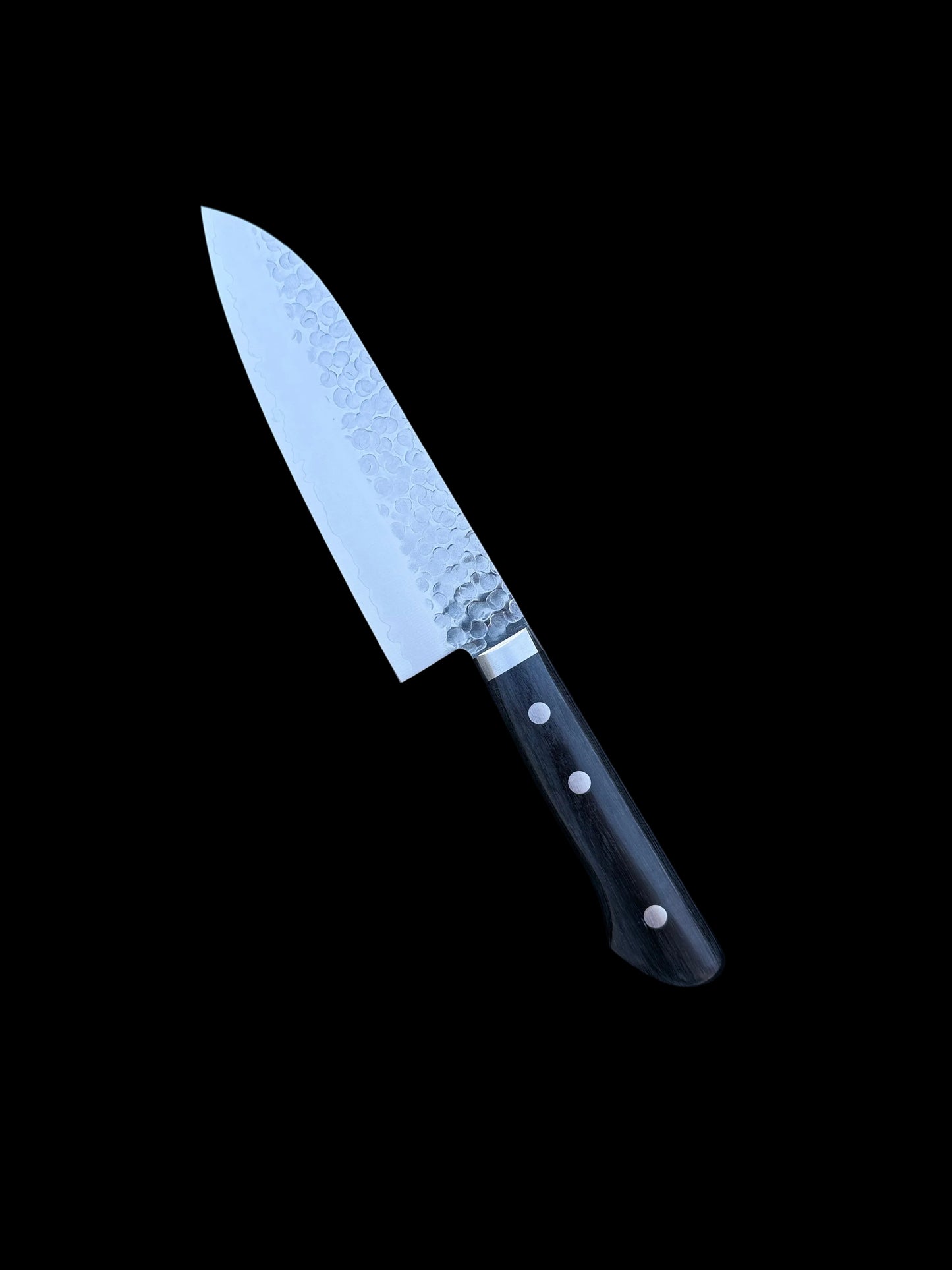 Sakai Hon-Warikomi Santoku 165mm Nerezová ocel Tsuchime