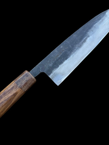 Gekko Gyuto 210mm Carbon Steel Aogami no. 2 Kurouchi