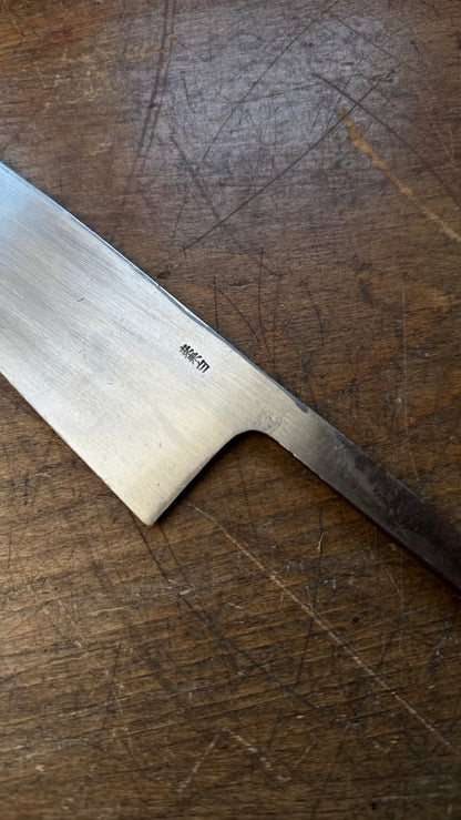 Čepel Deba Kataba 240mm Aogami no. 1 Kurouchi