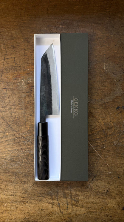 Gekko Bunka 165mm Aogami no. 2 Kurouchi