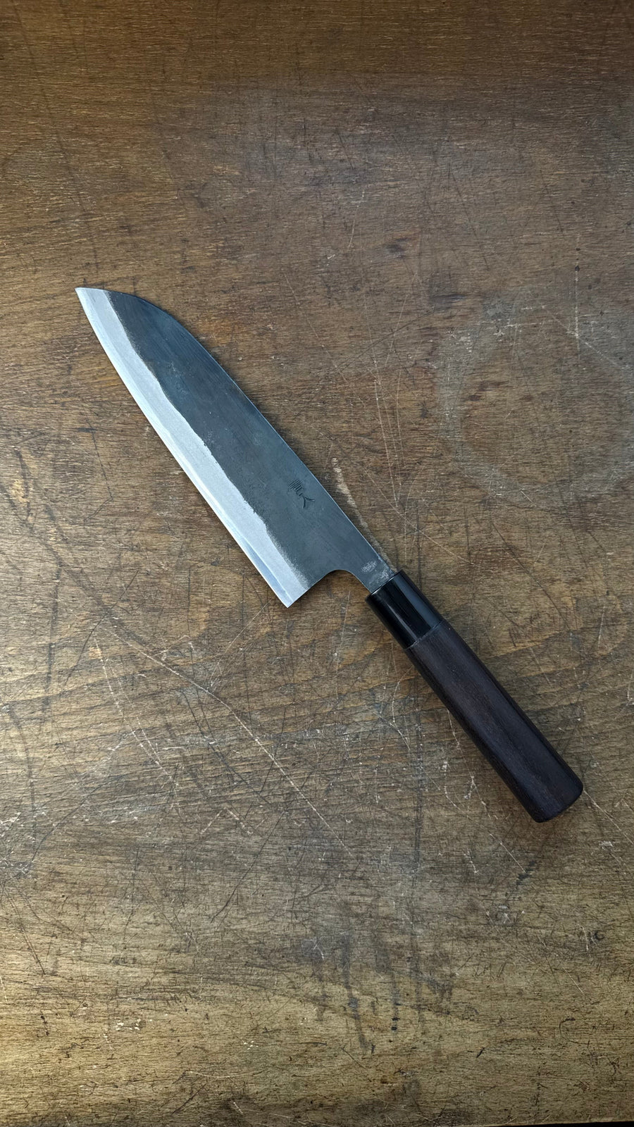 Gekko Santoku 180mm Aogami no. 1 Kurouchi
