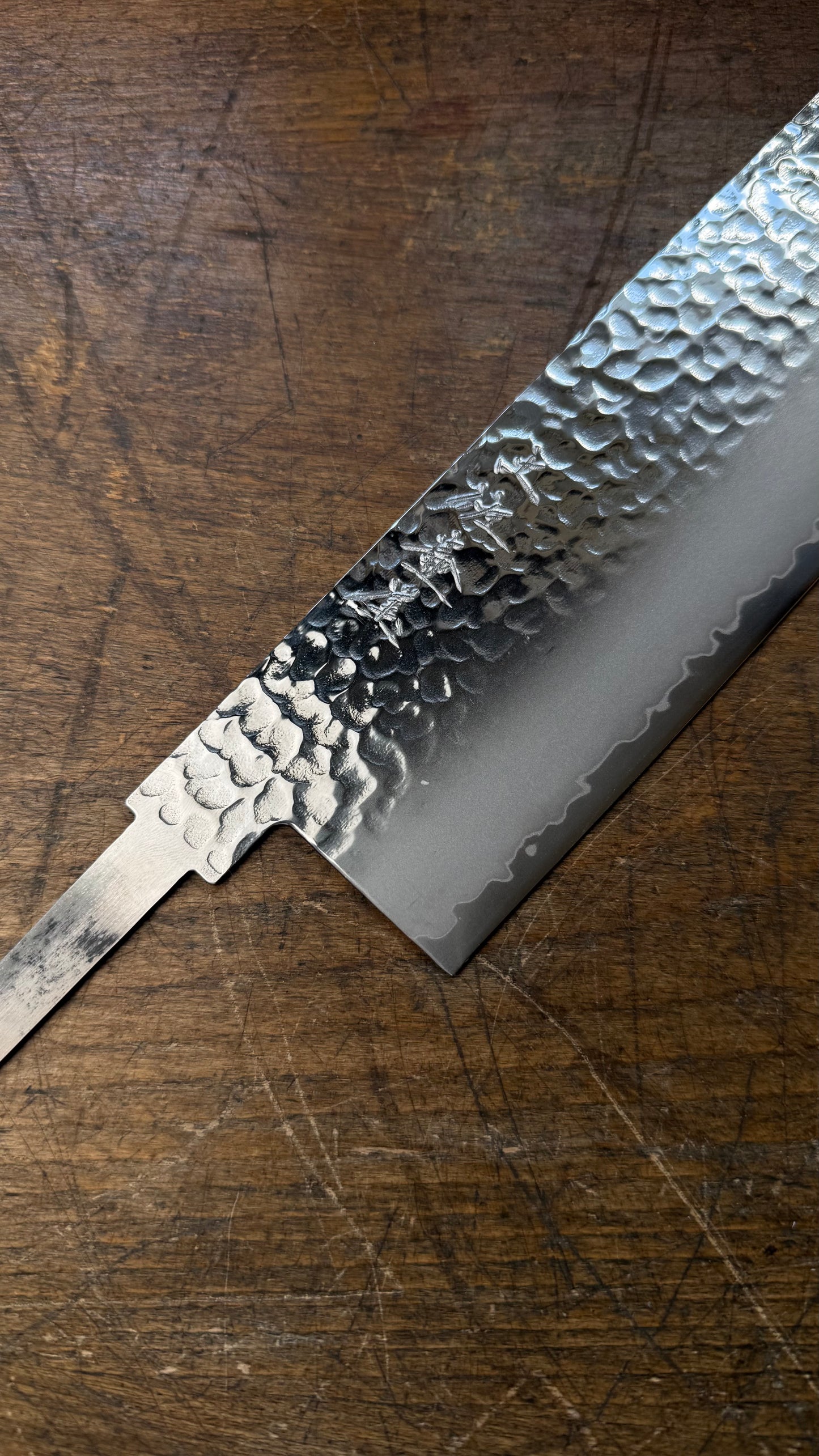 Čepel Tosa Tsuboya Nakiri 180mm Damascus Tsuchime