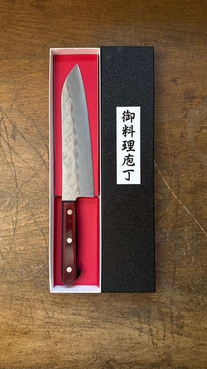 Hokiyama Santoku Gin-san 180mm Nashiji