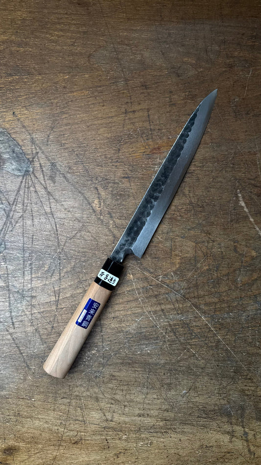 Yanagiba 210 mm Aogami No. 2 Tsuchime