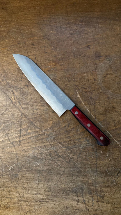 Hokiyama Santoku Gin-san 180mm Nashiji
