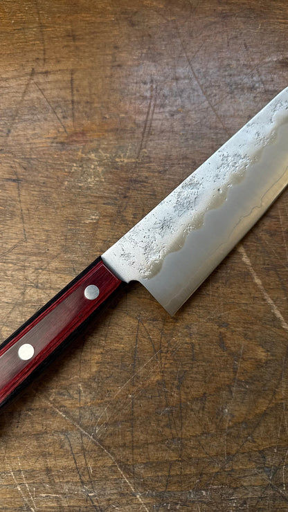 Hokiyama Santoku Gin-san 180mm Nashiji