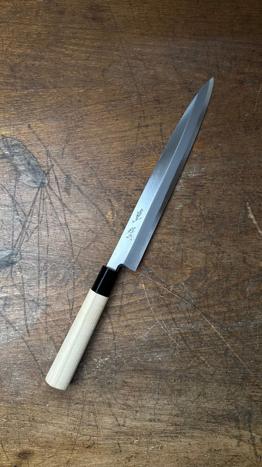 Sakai Shigekatsu Yanagiba 240 mm SK White Steel (uhlíková ocel)