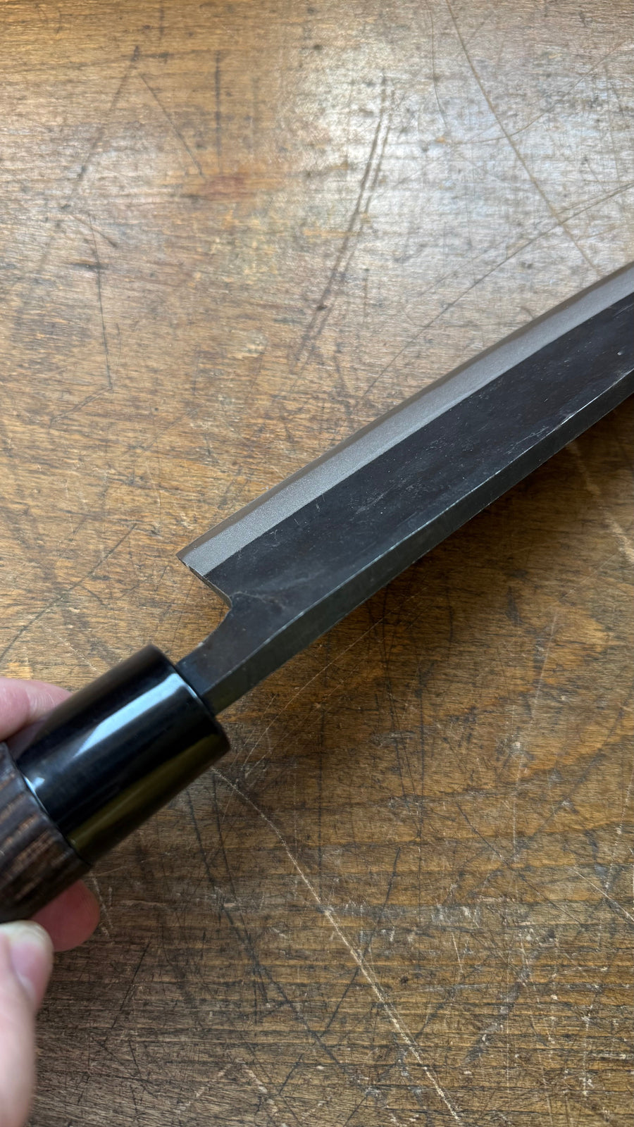 Gekko Atsu-Gyuto s masivní čepelí 220mm Aogami no. 2