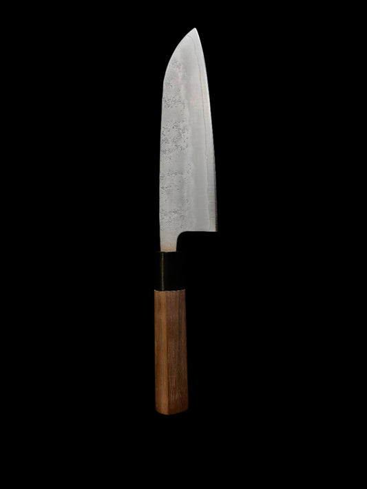 Santoku 165 mm Hitachi Ginsan (Gingami No. 3) Nashiji