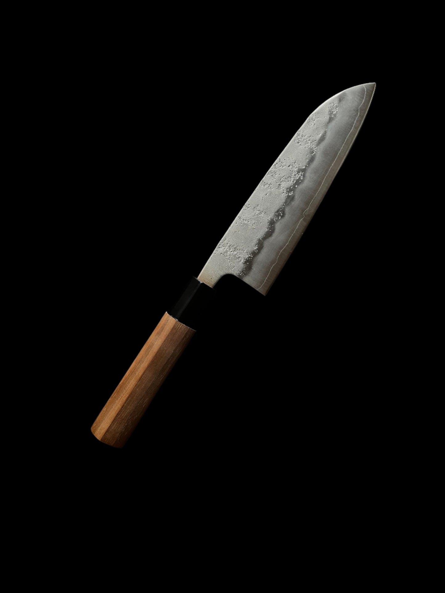 Santoku 165 mm Hitachi Ginsan (Gingami No. 3) Nashiji