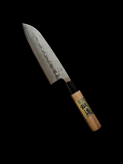 Santoku 165 mm Hitachi Ginsan (Gingami No. 3) Nashiji