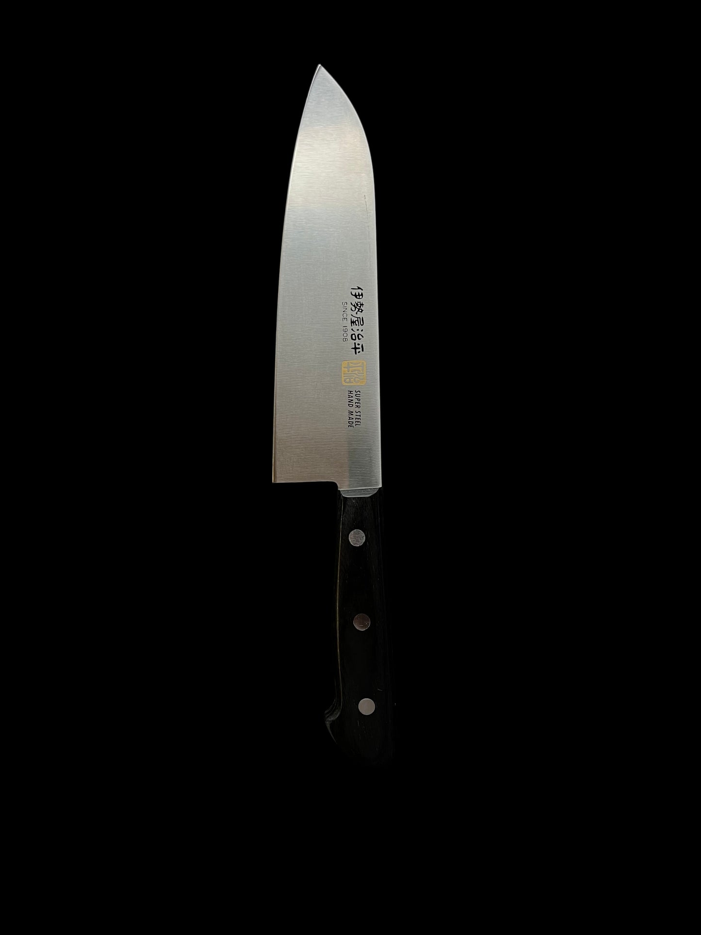 Iseya Jihei Santoku 180 mm 8A Molybden-chrom nerezová ocel