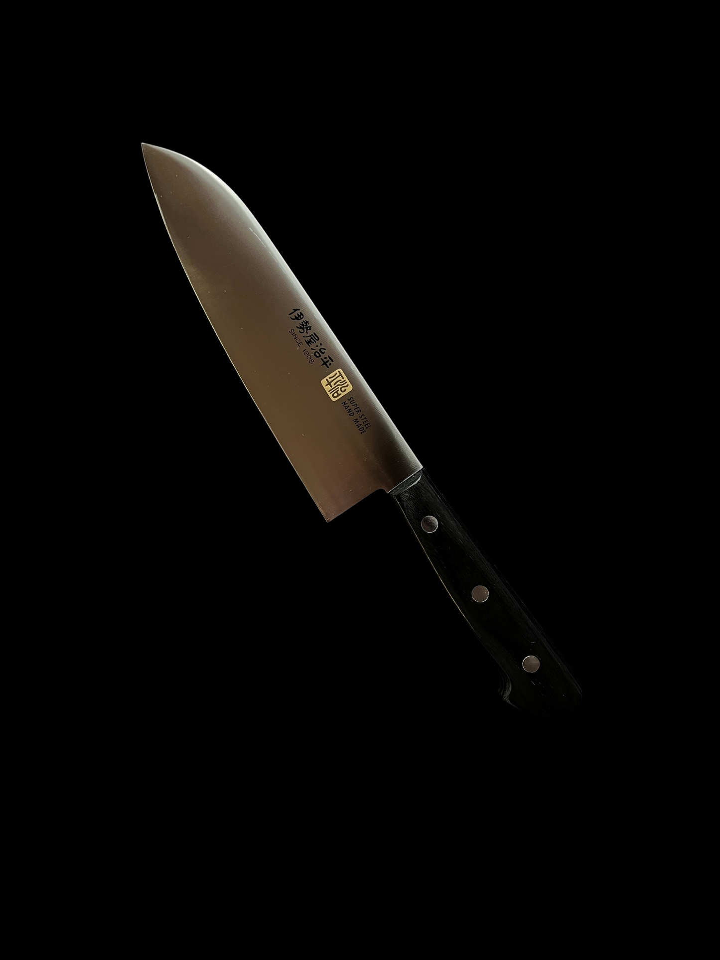 Iseya Jihei Santoku 180 mm 8A Molybden-chrom nerezová ocel