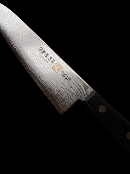 Iseya Jihei Gyuto 210 mm – VG10 damašková ocel, 33 vrstev