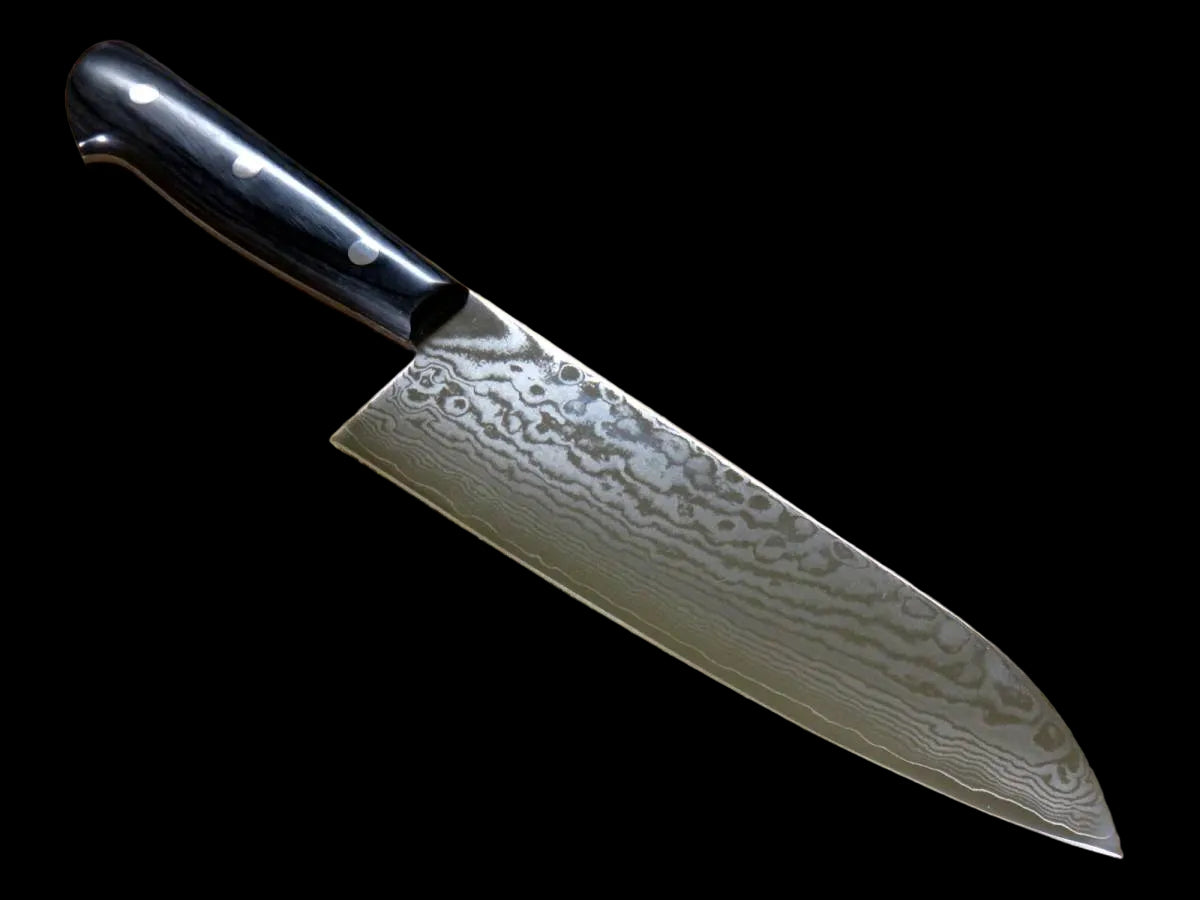 Iseya Jihei Gyuto 210 mm – VG10 damašková ocel, 33 vrstev