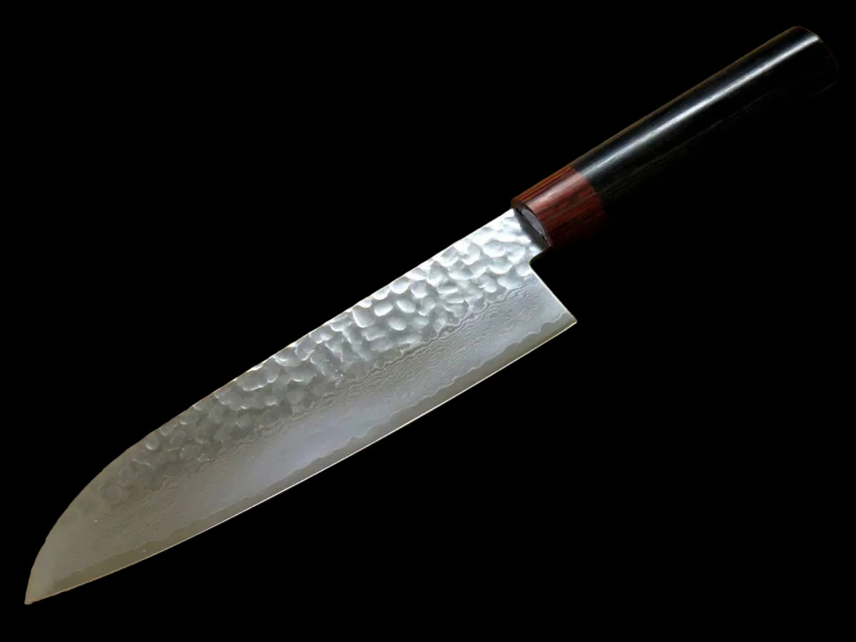 Iseya Santoku 180 mm – VG10 damašková ocel, 33 vrstev