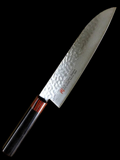 Iseya Santoku 180 mm – VG10 damašková ocel, 33 vrstev