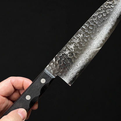 Tosa Tsuboya Santoku 180mm Damascus Tsuchime