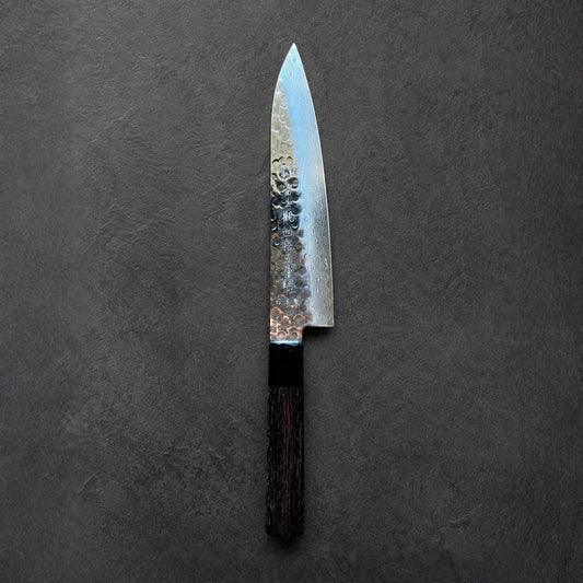 FujiKan 180mm Damascus 45-Layer 10A Stainless Steel Tsuchime