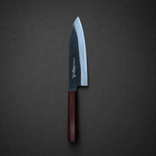 Yoshihiro Santoku 185mm Shirogami no.2 Kurouchi